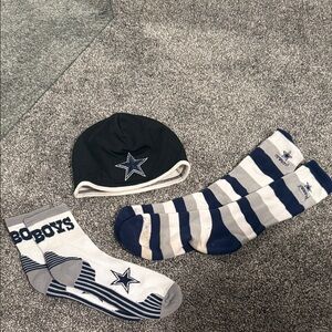 NFL Sock and Beanie Set - Dallas Cowboys